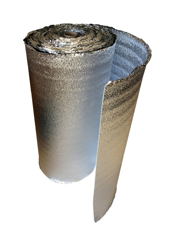 Thermal Insulation pad 5mm, Double Sided (Sandwich) with Aluminum foil