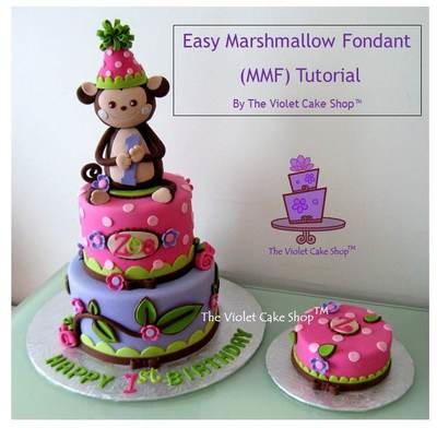 Easy Marshmallow Fondant Tutorial (20% OFF - REG $5) - by The Violet Cake Shop™