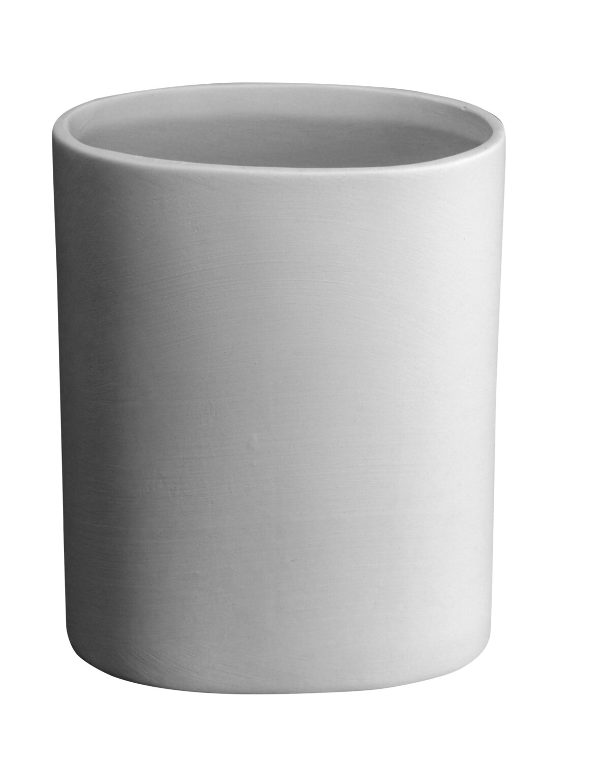 Utensilienhalter/Vase elyptisch (Farbbedarf ca. 50 ml nur außen bemalt)