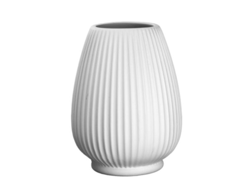 Geriffelte Vase (Farbbedarf 30 ml nur außen bemalt)