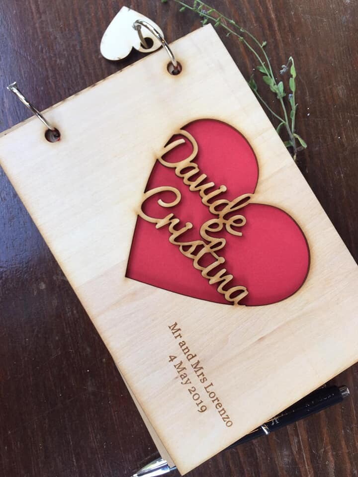 WEDDING GUEST BOOK - CUORE