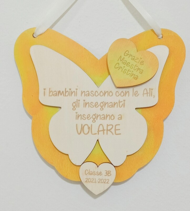 TARGHETTA FARFALLA