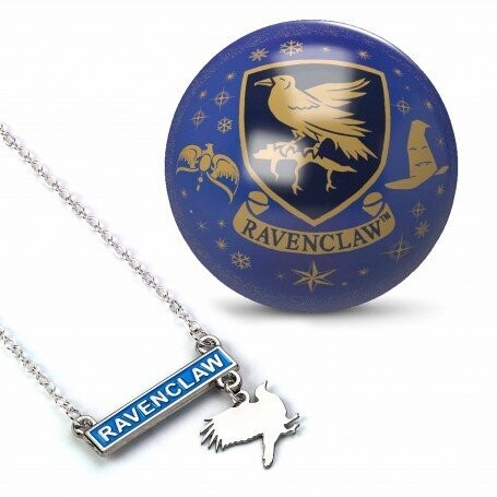 PALLA DI NATALE BLU CON COLLANA CORVONERO