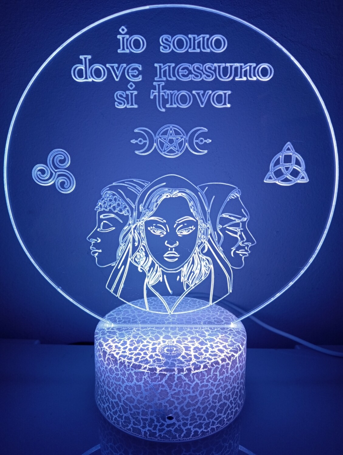 Lampada triplice Dea