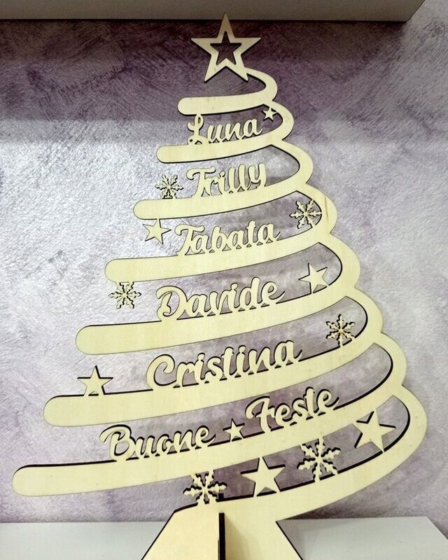 ALBERO NATALE PERSONALIZZATO