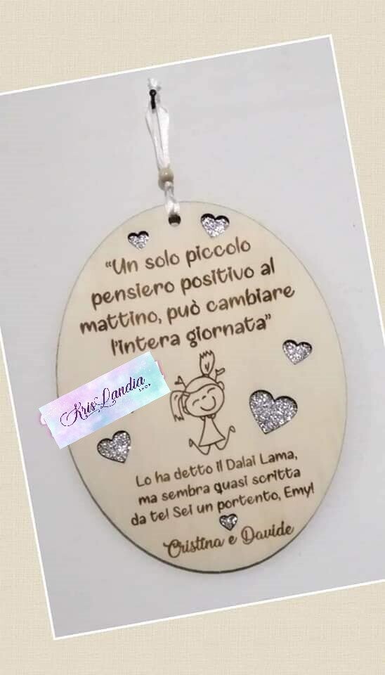 MEDAGLIONE PENSIERO POSITIVO