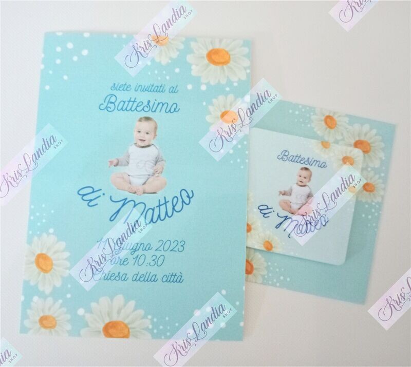 INVITO + CALAMITA BATTESIMO BIMBO