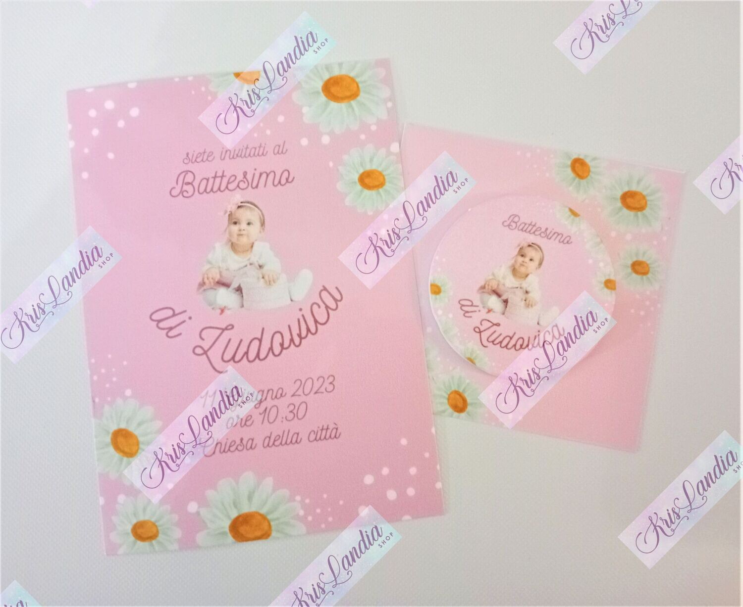 INVITO + CALAMITA BATTESIMO BIMBA