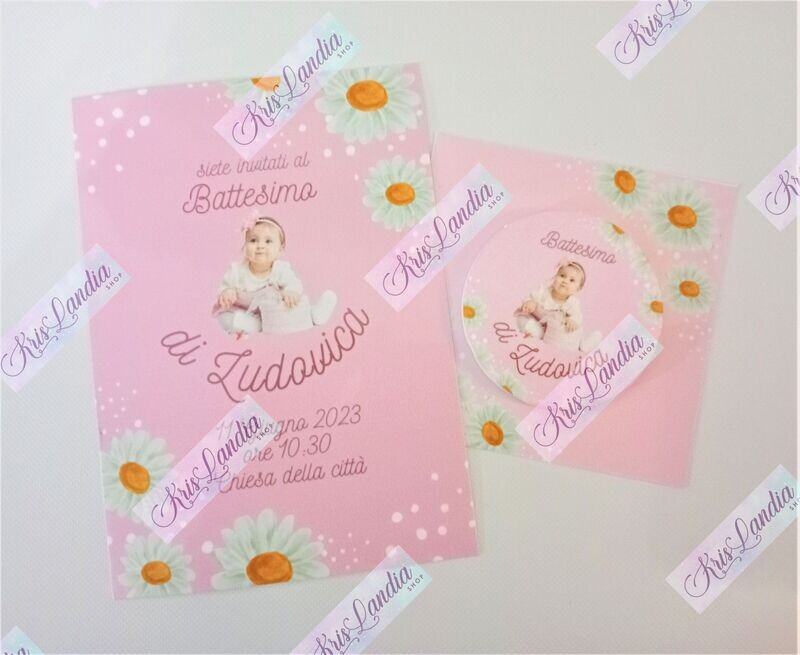INVITO + CALAMITA BATTESIMO BIMBA