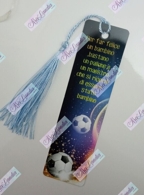 SEGNALIBRO ALLUMINIO  CALCIO