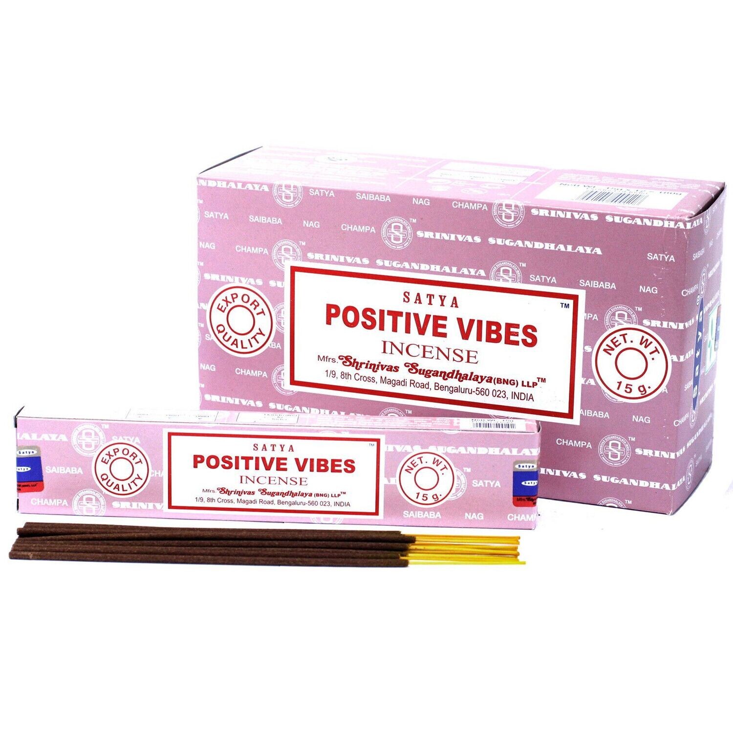 INCENSO SATYA POSITIVE VIBES