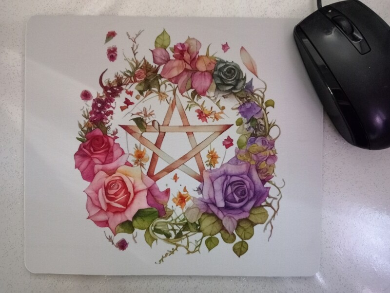 MOUSE PAD PENTACOLO FIORITO