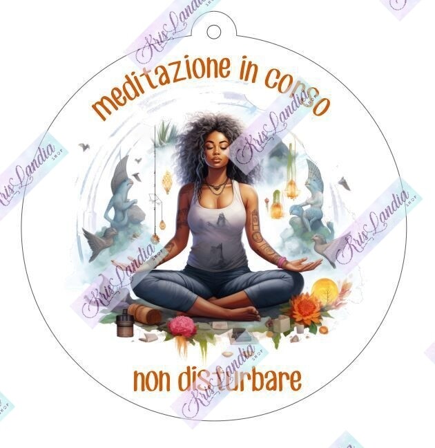 TARGA MEDITAZIONE - mod.1