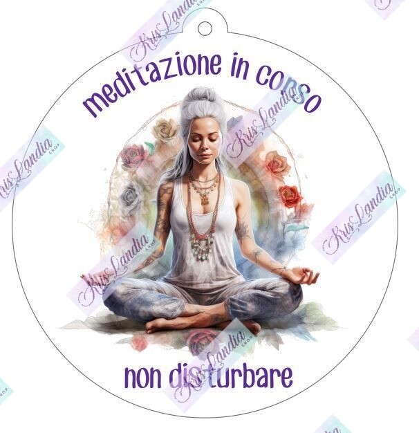 TARGA MEDITAZIONE - mod.2