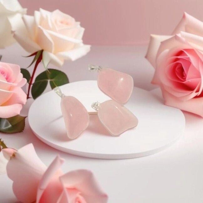 QUARZO ROSA - ciondolo