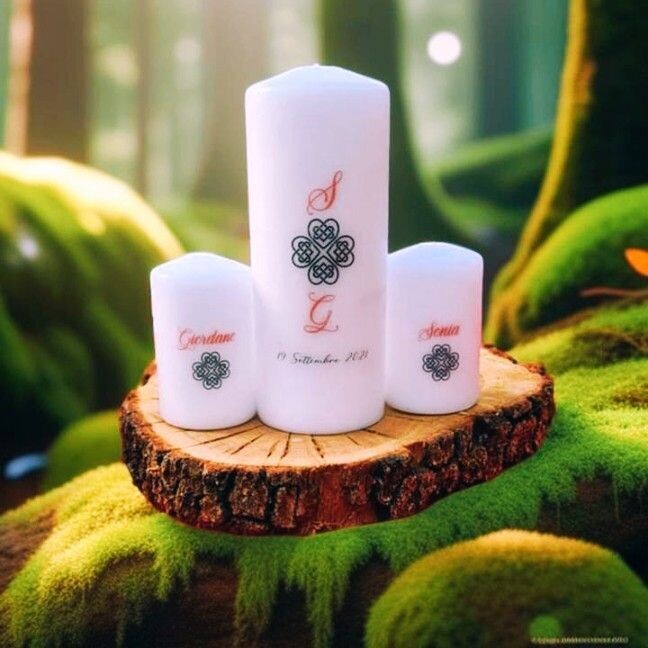 CANDELE PERSONALIZZATE RITO DELLA LUCE