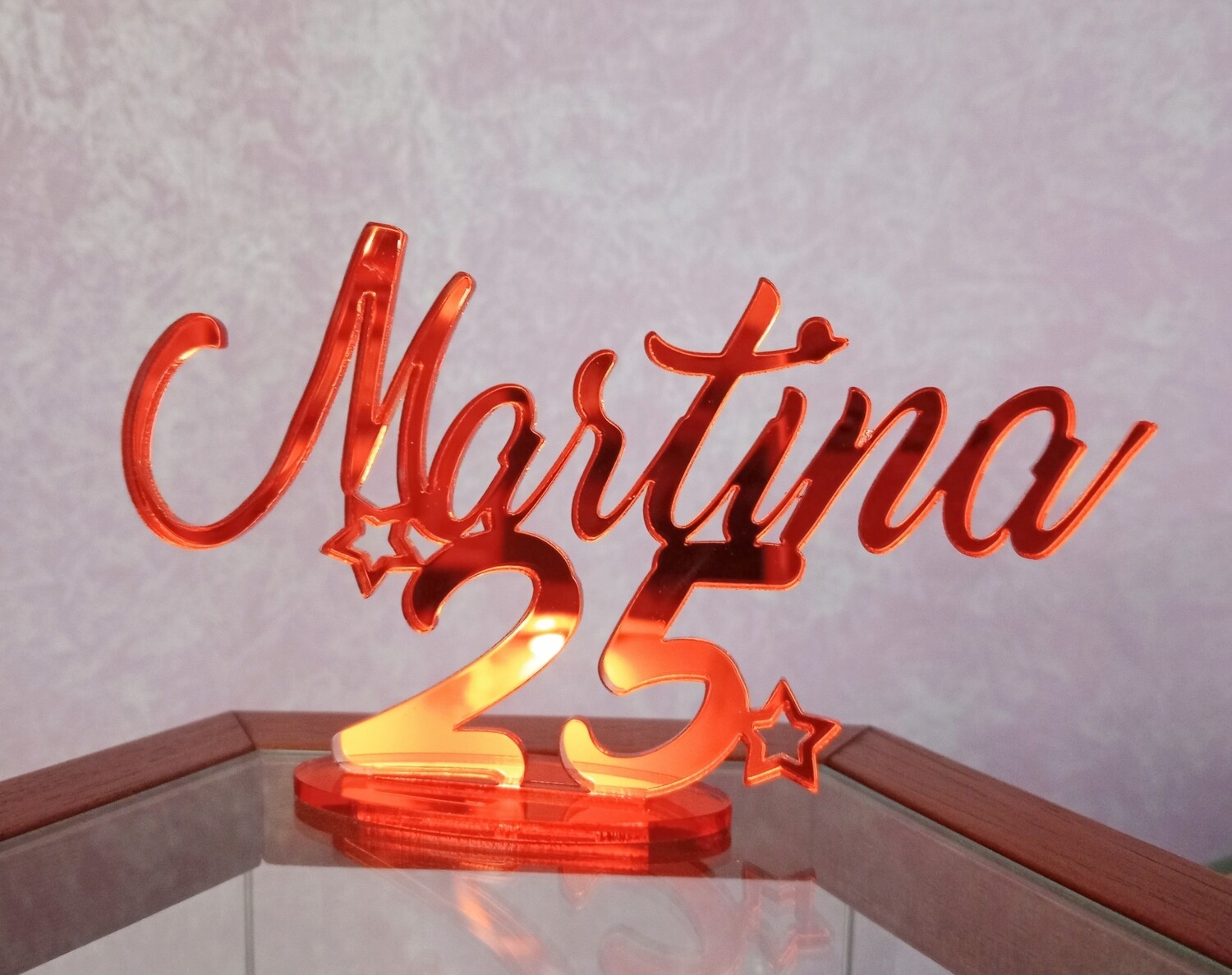 CAKE TOPPER NOME E NUMERO