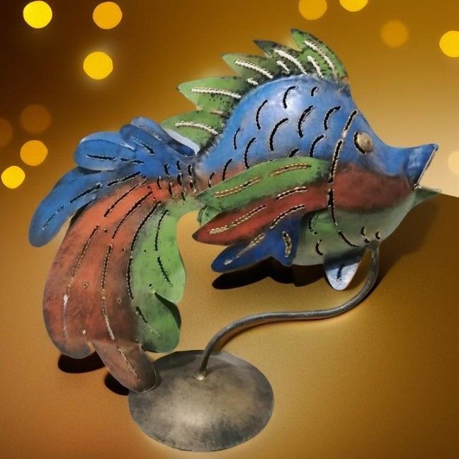 PESCE PICCOLO PORTA CANDELA