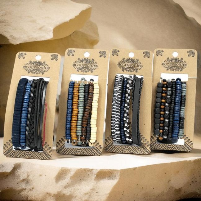 SET BRACCIALI UOMO