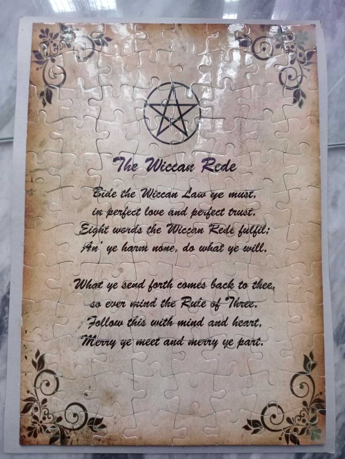 PUZZLE REDE WICCA PUZZLE REDE WICCA