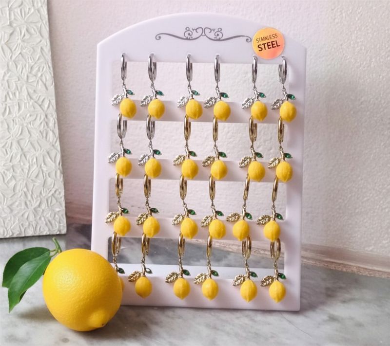 ORECCHINI LIMONOSI