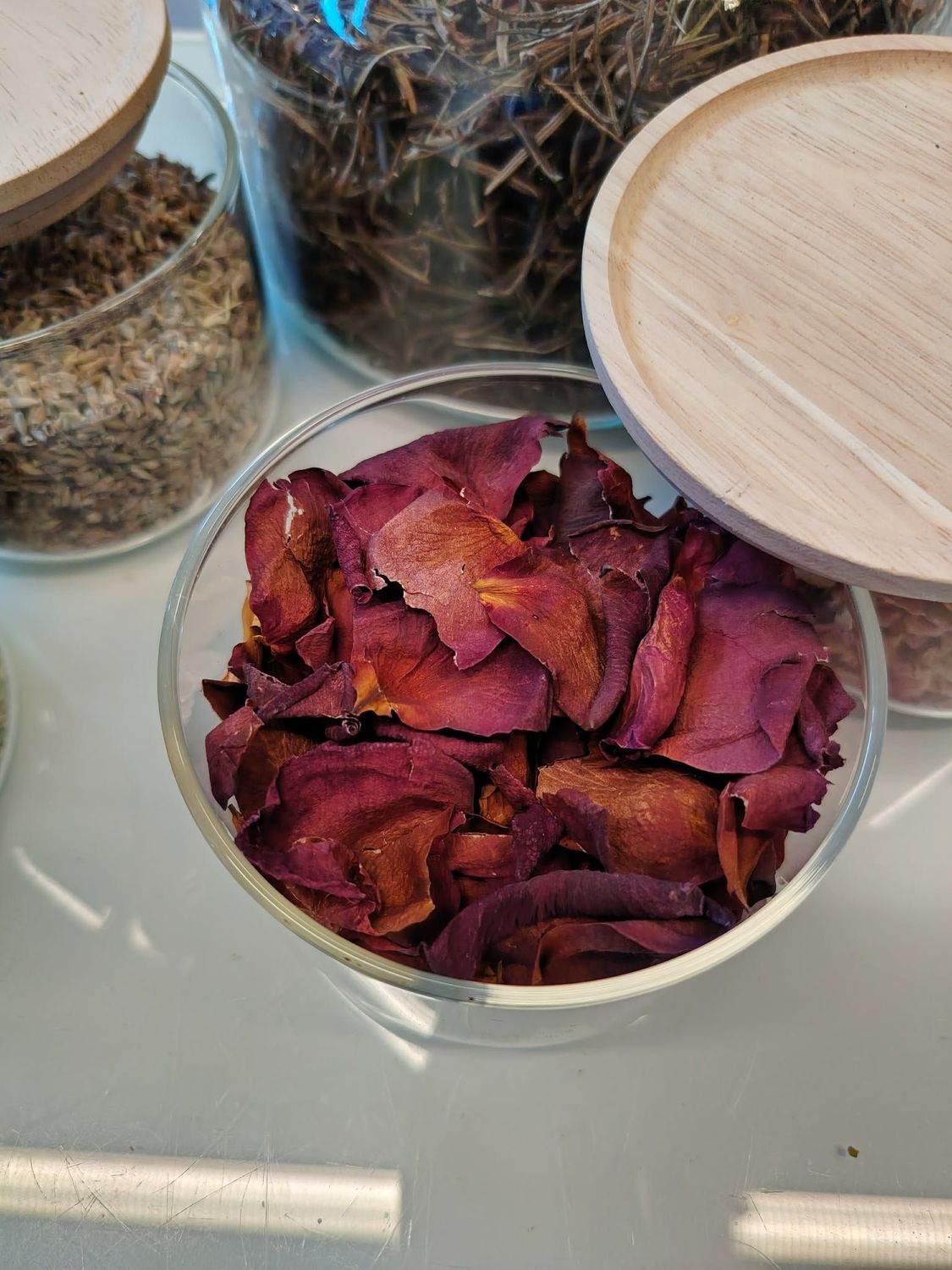 PETALI DI ROSA VELLUTATA per smudge - conf. 2 grammi PETALI DI ROSA VELLUTATA per smudge - conf. 2 grammi