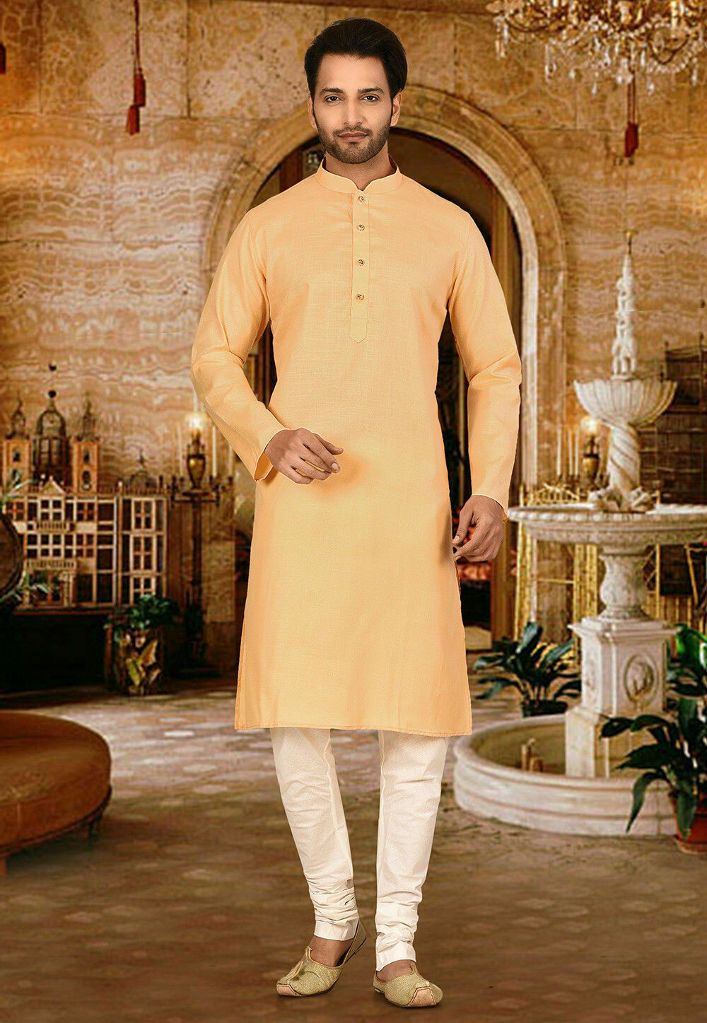 Beige Kurta Pajama
