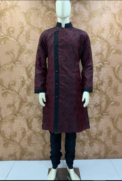 Wine Kurta Pajama
