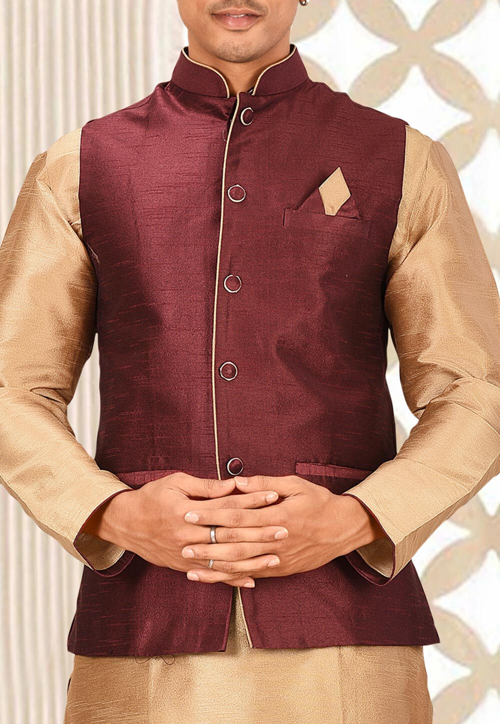 Waistcoat With Kurta Pajama