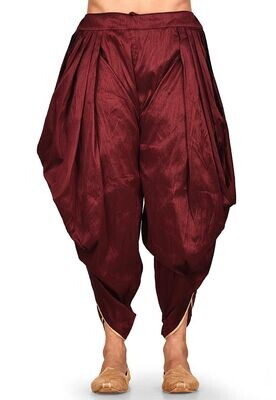 Maroon Dhoti Pants