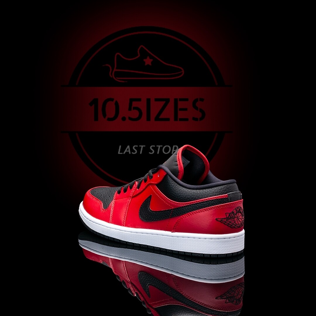 Jordan 1 Low Reverse Bred Pebbled Swoosh Jordan 1 Low Reverse Bred Pebbled Swoosh