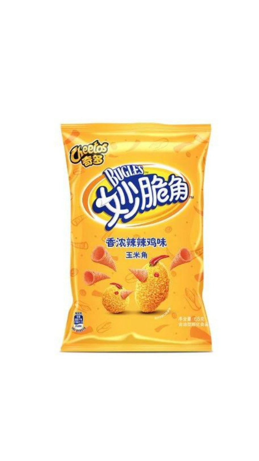Cheetos BUGLES “Spicy Fried Chicken” 65g Bag (Product of China) 