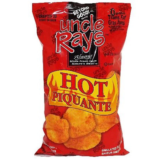 Uncle Rays “ Hot “ Chips 130g Bag Uncle Rays “ Hot “ Chips 130g Bag