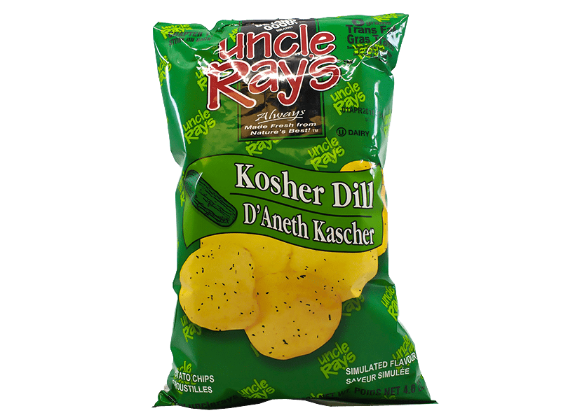 Uncle Rays “Kosher Dill “Chips 130g Bag 