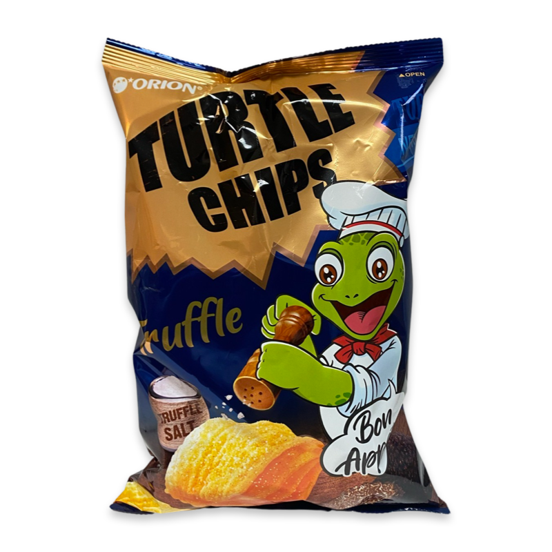ORION “Truffle Salt “ TURTLE CHIPS 160g Bag (Product of South Korea) ORION “Truffle Salt “ TURTLE CHIPS 160g Bag (Product of South Korea)