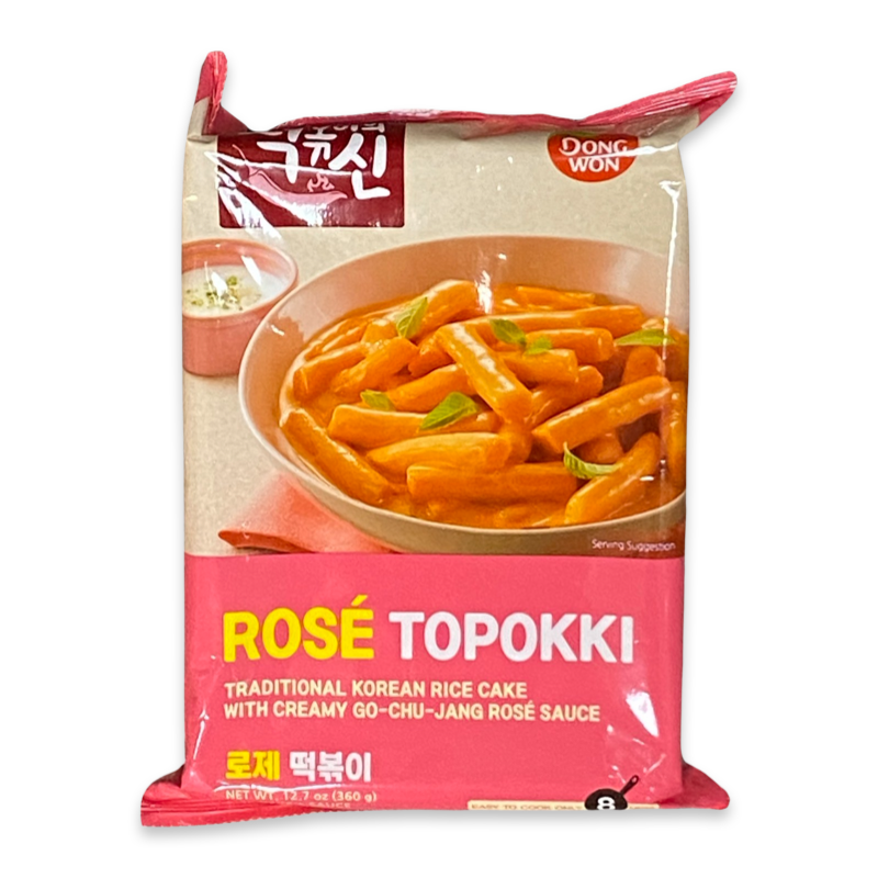 DONG WON Rose Topokki 360g Package (Product of South Korea) 