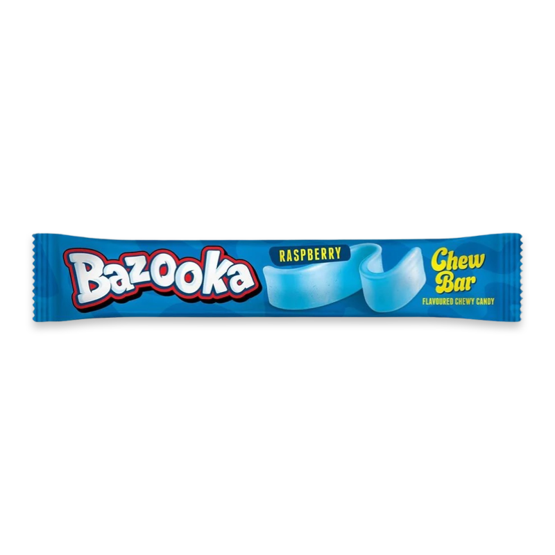 BAZOOKA “Raspberry “ CHEW BAR 14g Bar (Product of The U.K)