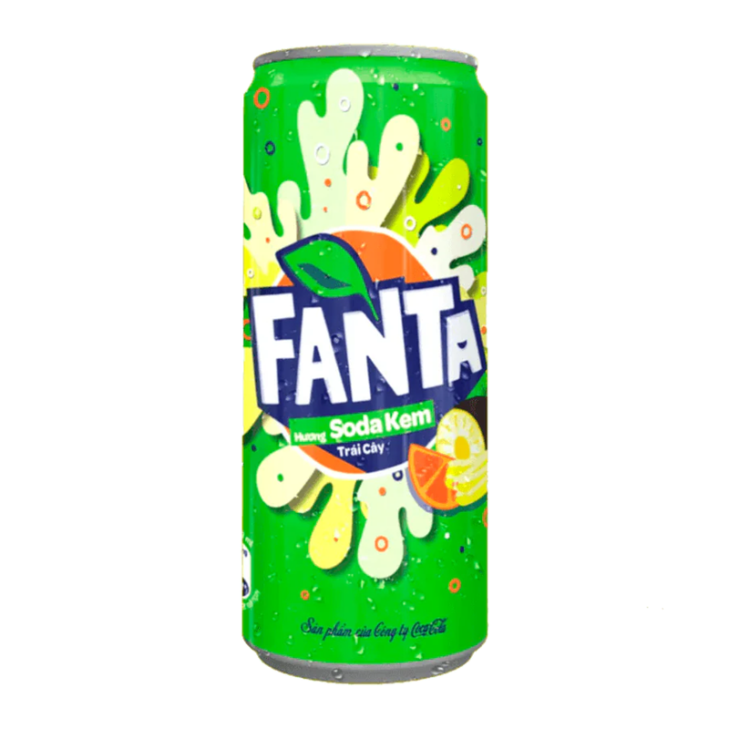 FANTA “Houng Soda Kem “ (Fruity cream soda ) 330ml Can