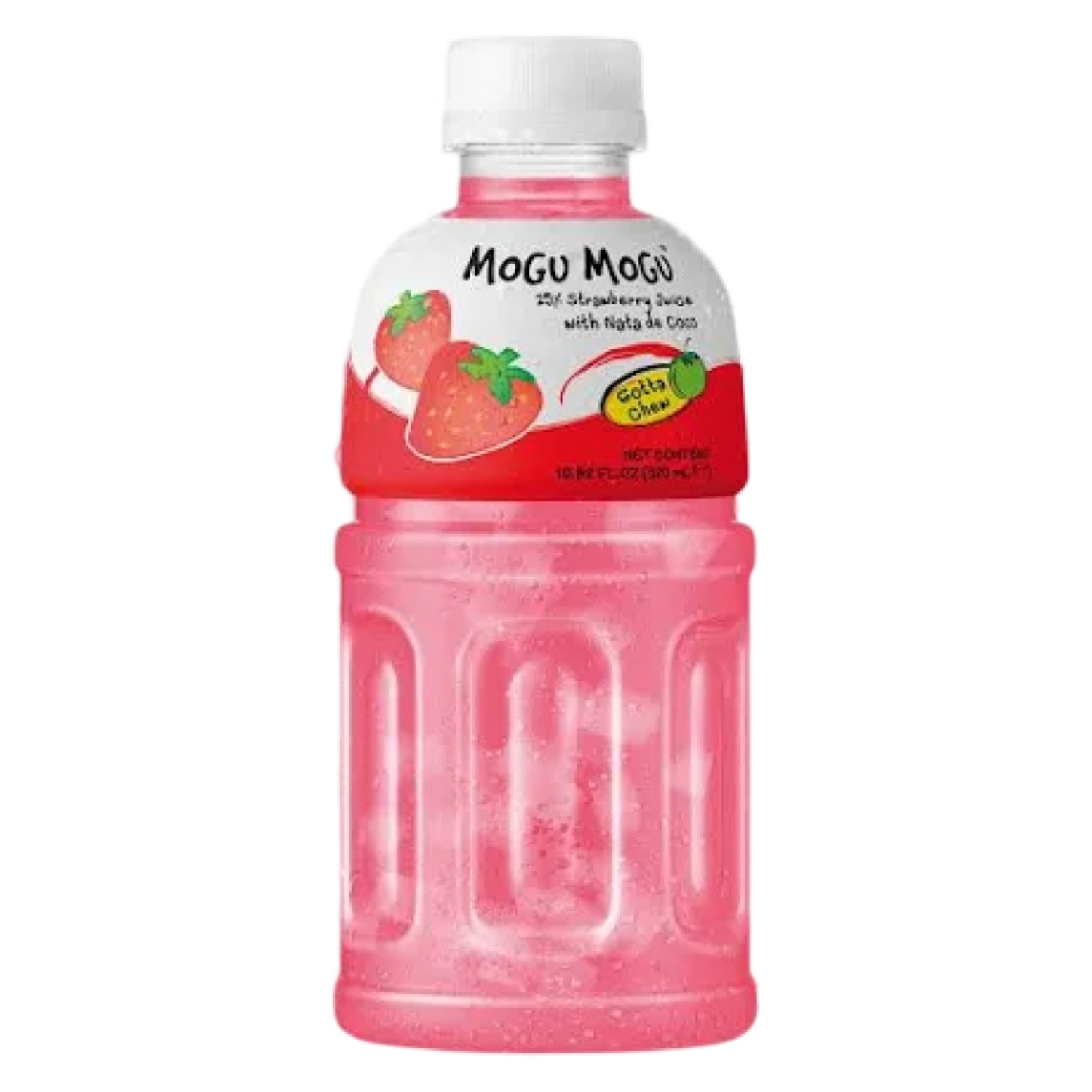 MOGU MOGU STRAWBERRY JUICE 320ml Bottle (Product of Thailand ) 