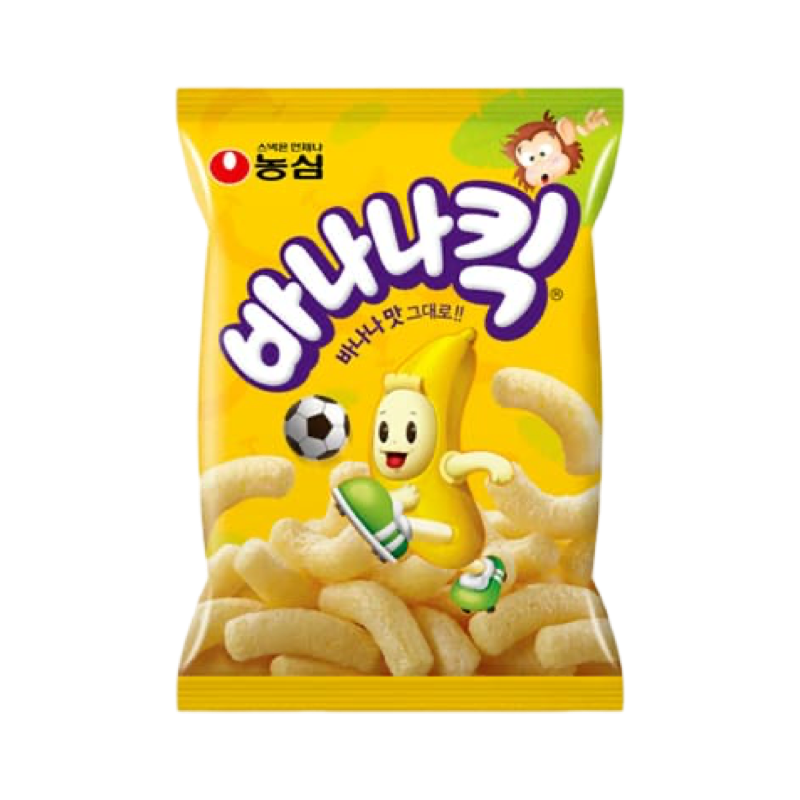 NONGSHIM Banana Kick 45g Bag (Product of Korea ) 