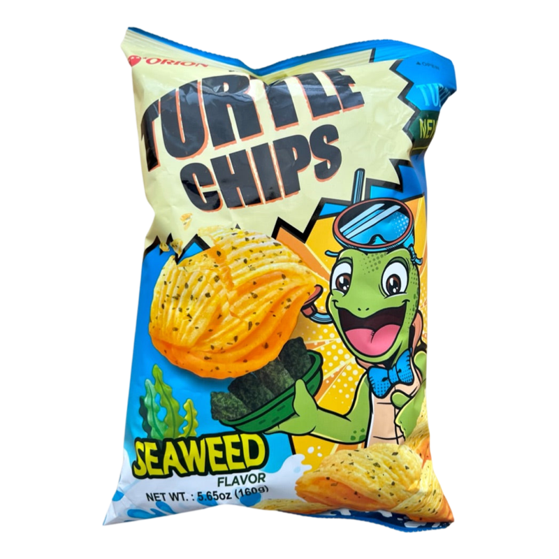 ORION “ Seaweed” TURTLE CHIPS 160g Bag (Product of South Korea) ORION “ Seaweed” TURTLE CHIPS 160g Bag (Product of South Korea)
