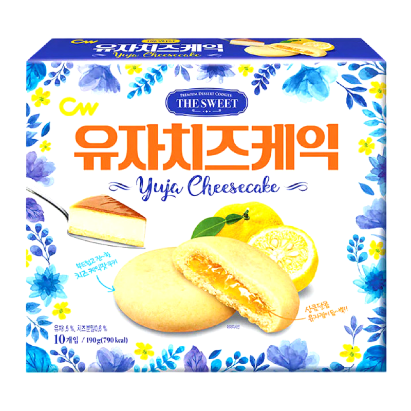 CW YUZU CHEESE CAKE 10Pack 190g Box (Product of South Korea) CW YUZU CHEESE CAKE 10Pack 190g Box (Product of South Korea)