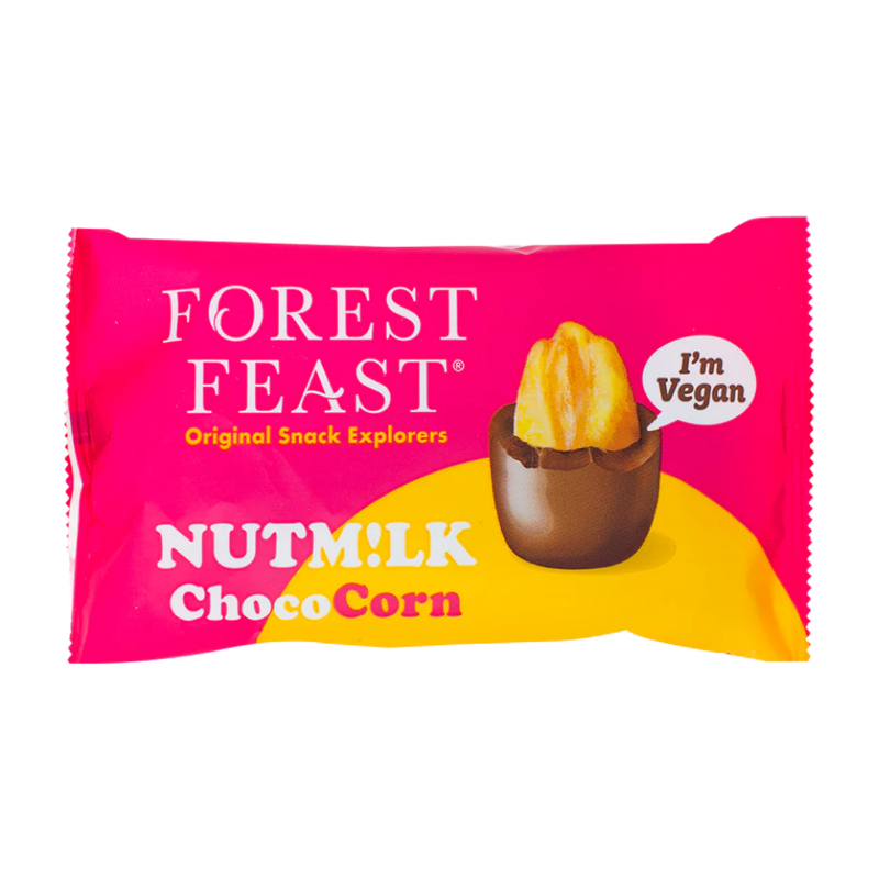 FOREST FEAST VEGAN NUTMILK CHOCOCORN 35g Bag FOREST FEAST VEGAN NUTMILK CHOCOCORN 35g Bag