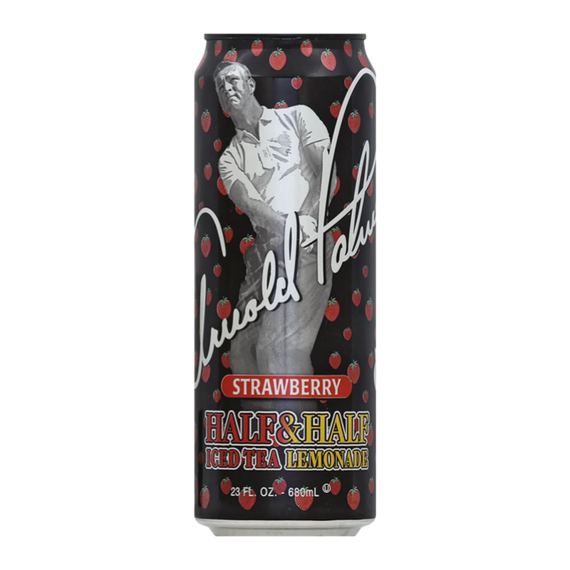 ARIZONA ICED TEA  ARNOLD PALMER 1/2 and 1/2 STRAWBERRY LEMONADE 680ml Can (Product of the U.S.A) 