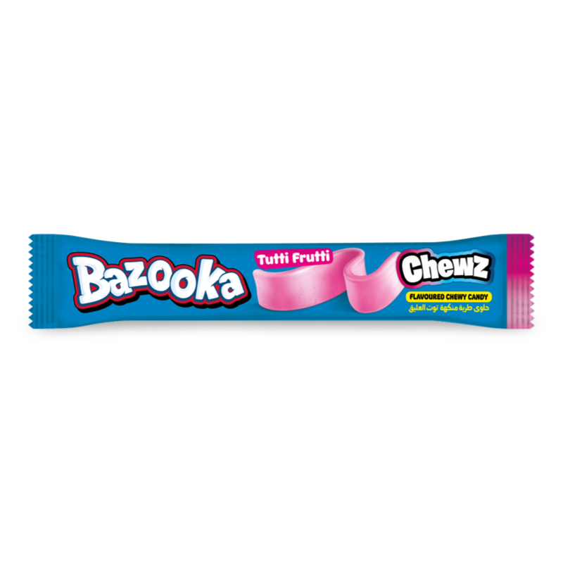 BAZOOKA “ Tutti frutti” 14g CHEW BAR (Product of the U.K)  