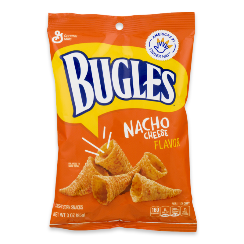 BUGLES NACHO CHEESE 3oz Bag BUGLES NACHO CHEESE 3oz Bag