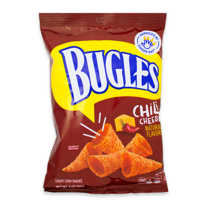 BUGLES CHILI CHEESE 3oz Bag BUGLES CHILI CHEESE 3oz Bag