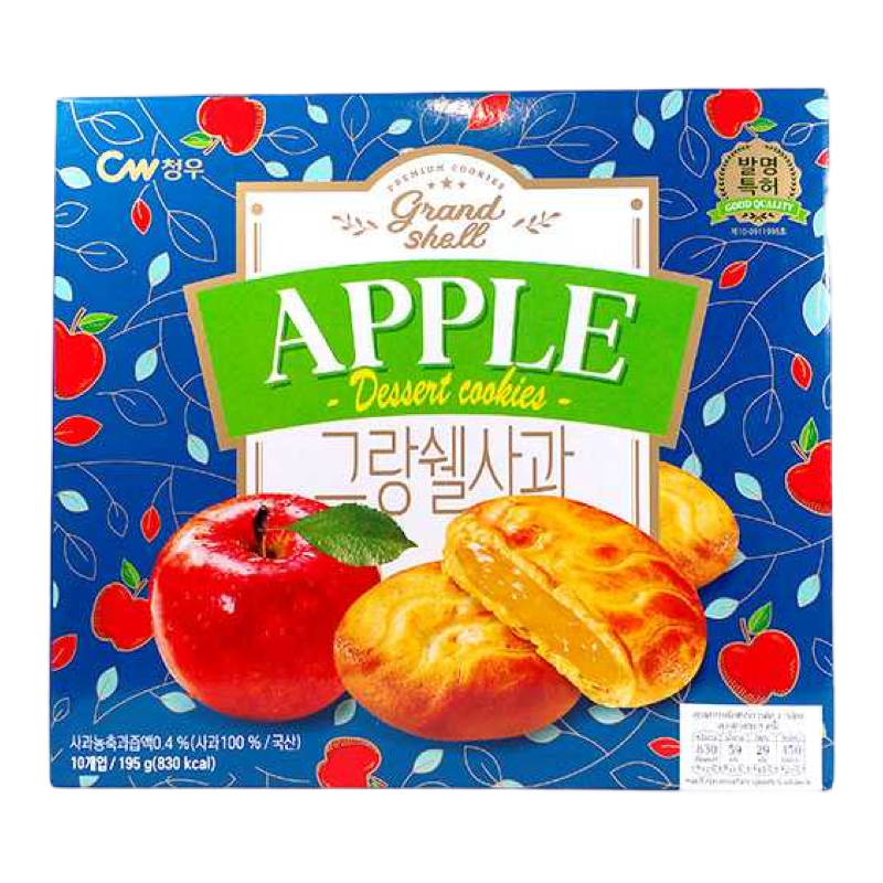 CW GRAND SHELL APPLE PIE 234g Box (Product of South Korea ) 