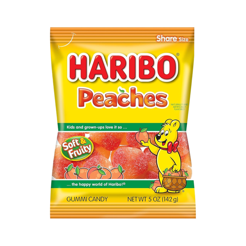 HARIBO PEACHES 5oz Bag HARIBO PEACHES 5oz Bag