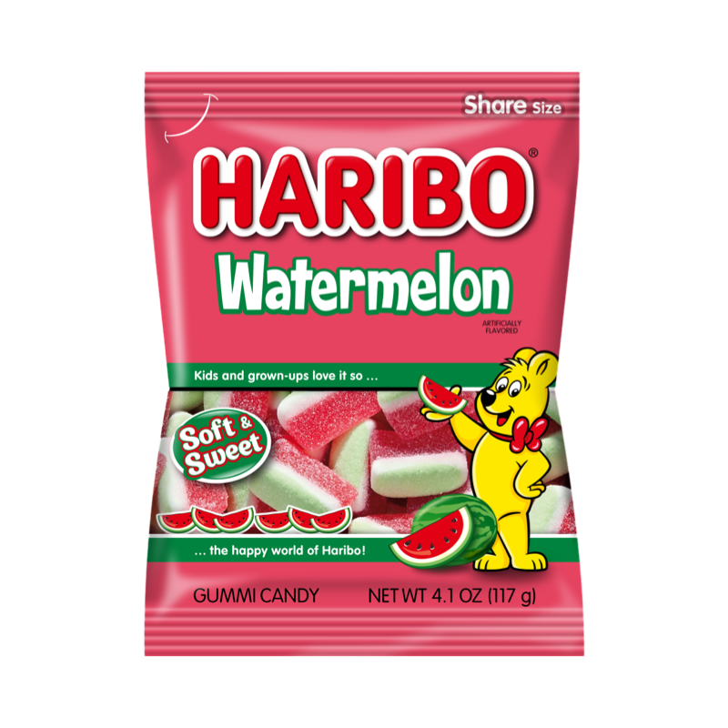 HARIBOS GUMMIES “ Gummy Watermelon slices”   4.7oz